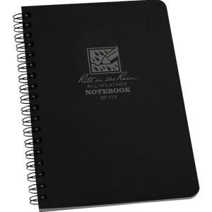 �y���C�g�C���U���C�� Rite in the Rain�zRITA 773 4 5/8X7 �X�p�C�����m�[�g�u�b�N ���j�o�[�T�� �u���b�N ���C�g�C���U���C��