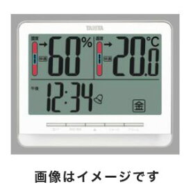 【タニタ TANITA】タニタ TT-538 デジタル温湿度計 ホワイト TANITA