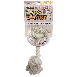 【ペットプロジャパン PetPro】ペットプロ ナチュラルコットンロープTOY SSサイズ