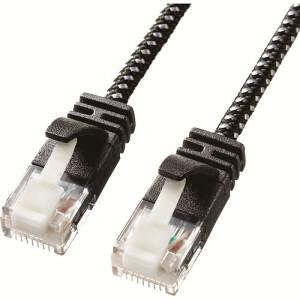 �y�T�����T�v���C SANWA SUPPLY�z�ߐ܂�h�~�J�e�S��6A�׌a���b�V��LAN�P�[�u�� KB-T6AME-05BKW