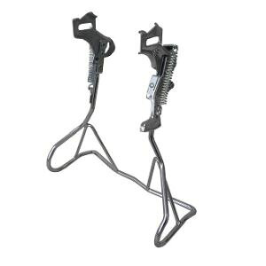 【昭和インダストリーズ SHOWA】昭和インダストリーズ 超ワイドガッチリ 両立スタンド アシスト付 27インチ クロムメッキ W-13SW 27 CP