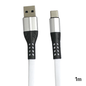 USB3.1 TypeC ケーブル 1m メッシュホワイト
