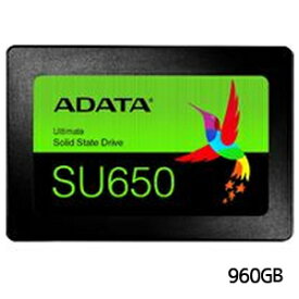 【エイデータ ADATA】SSD 960GB ASU650SS-960GT-R 960GB SSD Ultimate SU650 2.5インチ SATA 6G 7mm 3D TLC