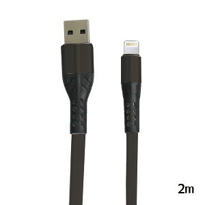 �y�����΂��`�ziPhone�P�[�u�� 2m ���b�V���u���b�N