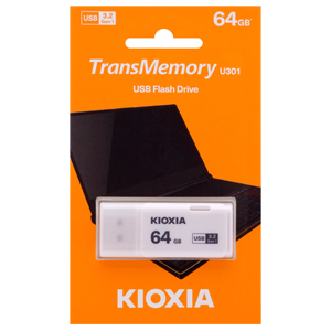 <br>キオクシア USBメモリ 64GB LU301W064GG4 USB3.2 Gen1対応