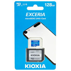 【キオクシア Kioxia 海外パッケージ】キオクシア マイクロSDXC 128GB LMEX1L128GG2 EXCERIA UHS-I Class10 microsdカード アダプタ付