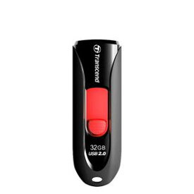 【トランセンド Transcend】トランセンド TS32GJF590K USBメモリ32GB USB2.0 Pen Drive Capless Black