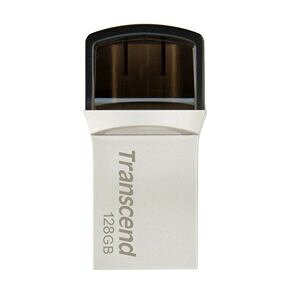 ygZh TranscendzgZh TS128GJF890S USB 128GB 3.1 Pen Drive OTG Type A&C Silver