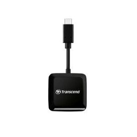 【トランセンド Transcend】トランセンド TS-RDC3 カードリーダー SD/microSD USB3.2 Gen 1 Black Type C