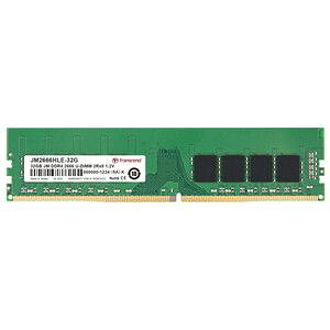 ygZh TranscendzgZh JM2666HLE-32G fXNgbvpPC JM DDR4 2666Mhz 32GB U-DIMM 2Rx8 2Gx8 CL19 1.2V