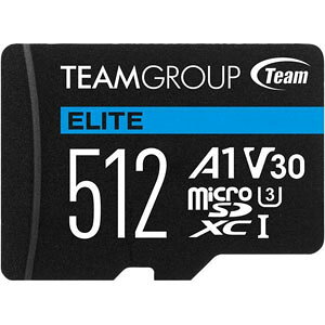 y`[ Teamz`[ microSDXC 512GB TEAUSDX512GIV30A103 UHS-I U3 V30 A1 Class10