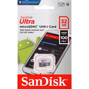 yTfBXN SanDisk COpbP[WzTfBXN }CNSDHC 32GB SDSQUNR-032G-GN3MN Class10 R=100MB/s microsdJ[h