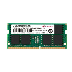 【トランセンド Transcend】トランセンド JM3200HSE-32G ノートPC用メモリ 32GB JM DDR4 3200Mhz SO-DIMM