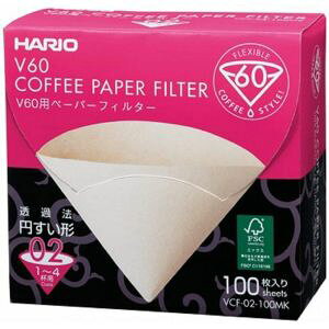 �y�n���I HARIO�z�n���I VCF-02-100MK V60�p �y�[�p�[�t�B���^�[M 100��������