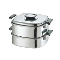 楽天市場】蒸器 29cm 2段 角の通販