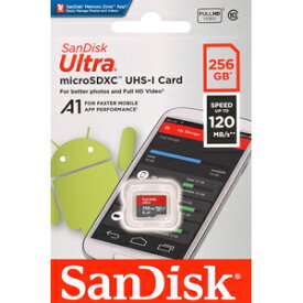 【サンディスク SanDisk 海外パッケージ】サンディスク マイクロSDXC 256GB SDSQUA4-256G-GN6MN UHS-I Class10 microsdカード