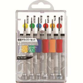 【ベッセル VESSEL】ベッセル TD-56Y 精密ドライバーセット 6サイズ入り VESSEL