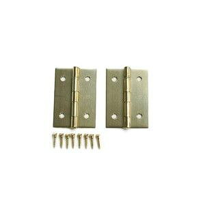 【ハイロジック HILOGIK】ハイロジック P-654 真鍮蝶番 51mm 2枚入 00071654-001