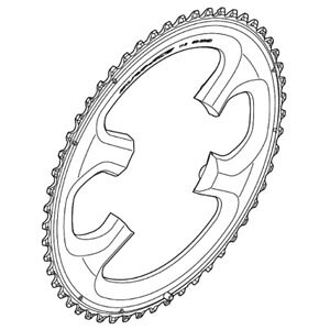 ���������I�I�y�V�}�m SHIMANO�z�V�}�m SHIMANO Y1N298110 FC-9000 11S �`�F�[�������O 52T-MB 52-36T �p�ysmtb-u�z