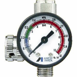 【アネスト岩田】アネスト岩田 AJR-02S-VG ストレートタイプ手元圧力計 メーカー直送 代引不可 北海道 沖縄 離島不可