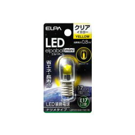 【朝日電器 エルパ ELPA】エルパ LDT1CY-G-E17-G119 LED電球 ナツメ E17 ELPA 朝日電器