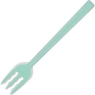 【岡部洋食器製作所】岡部洋食器 口あたりやさしいフォーク 一体型 大 ブルー KU-12B
