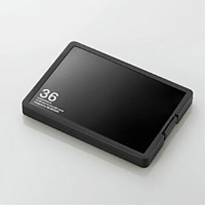 �yELECOM �G���R���zCMC-SDCPP36BK �������J�[�h�P�[�X �C���f�b�N�X�䎆�t�� SD18��+microSD18�����[ �u���b�N