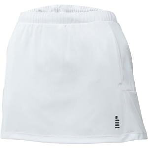 【ゴーセン GOSEN】ゴーセン レディース スカート インナースパッツ付 ホワイト 30 XL S1601 GOSEN