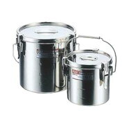 送料無料！！【大屋金属】CLO モリブデン テーパーパッキン 汁食缶 27cm 目盛付 15.0L クローバー 大屋金…