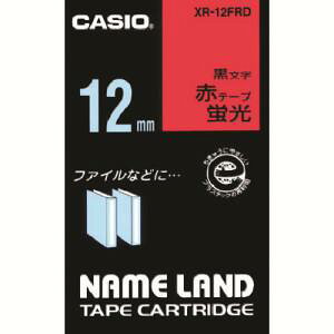 �y�J�V�I CASIO�z�J�V�I XR-12FRD �l�[�������h�p�u���ԐF�e�[�v�ɍ�����12mm