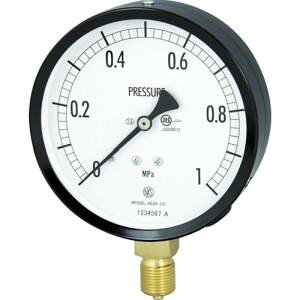 �y����v��z����v�� AE20-131-0.1MP ���ʌ`���͌v A�g���` ��100 G3/8B 0.0�`0.10Mpa