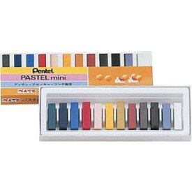【ぺんてる】ぺんてる パステル ミニ 12色 GA1-12S
