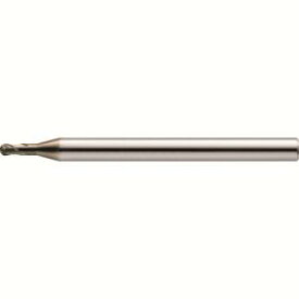 【ユニオンツール UNION TOOL】ユニオンツール HGLB2006-040 HMGコート2枚刃高硬度材加工用ロングネックボール R0.3×有効長4×刃長0.48×全長45