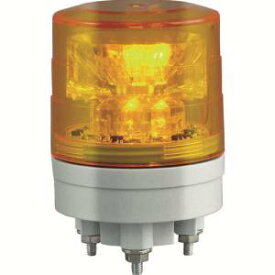 【日惠製作所 NIKKEI】NIKKEI VL04S-024NY ニコスリム VL04S型 LED回転灯 45パイ 黄 日惠製作所