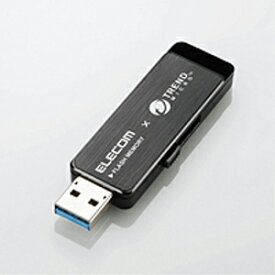 【エレコム ELECOM】USBメモリー USB3.0対応 トレンドマイクロ社製ウイルス対策ソフト搭載 8GB ブラック MF-TRU308GBK