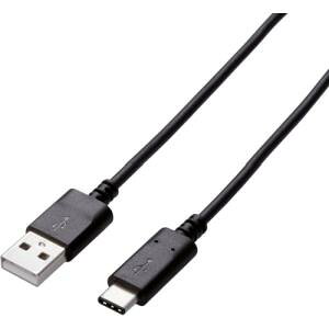 �y�G���R��(ELECOM)�zUSB2.0�P�[�u��/A-C�^�C�v/�F�ؕi/3A�o��/0.5m/�u���b�N U2C-AC05NBK