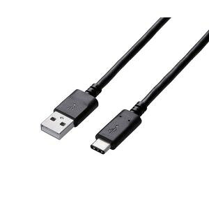 �y�G���R��(ELECOM)�zUSB2.0�P�[�u��/A-C�^�C�v/�F�ؕi/3A�o��/3.0m/�u���b�N U2C-AC30NBK