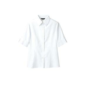 【住商モンブラン】住商モンブラン BK2162-2 ブラウス レディス 5分袖 白 13号