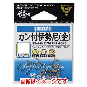 【がまかつ Gamakatsu】がまかつ カン付伊勢尼 金 5号 66-075