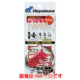 【ハヤブサ Hayabusa】ハヤブサ 太ハリスサビキ 蓄光スキンレッド 5号 ハリス 4 HS415