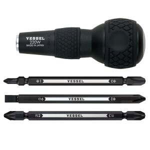 �y�x�b�Z�� VESSEL�z�x�b�Z�� 220W-3 �{�[���O���b�v ���� �h���C�o�[�Z�b�g �r�b�g3�{�g VESSEL