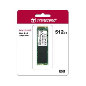 【トランセンド Transcend】トランセンド TS512GMTE112S 512GB PCIe SSD 112S M.2 2280 NVMe PCIe Gen3 x4 3D TLC 片面実装