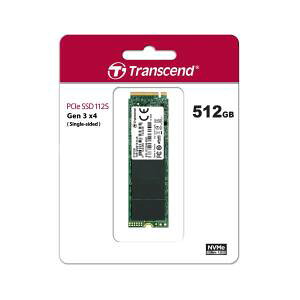 ygZh TranscendzgZh TS512GMTE112S 512GB PCIe SSD 112S M.2 2280 NVMe PCIe Gen3 x4 3D TLC Жʎ