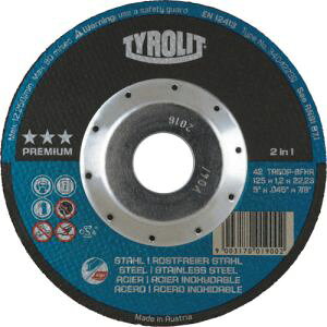 y`bg TYROLITzTYROLIT 34472852 ؒfu fB[vJbg 125X1.2X22.23mm `bg