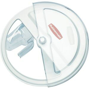 【ラバーメイド Rubbermaid】ラバーメイド 9G7701 ブルートコンテナ用スライド式フタ、スクープセット ホワイト メーカー直送 代引不可 沖縄離島不可
