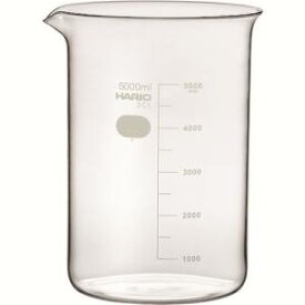 【ハリオサイエンス HARIO】ハリオサイエンス B-5L-SCI ビーカー 目安目盛付 5000ml