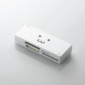 【エレコム(ELECOM)】USBカードリーダライタ 48種対応 MR-C23WHF1(ホワイト)