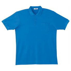 【自重堂 WHISEL】自重堂 半袖ポロシャツ ブルー M 17