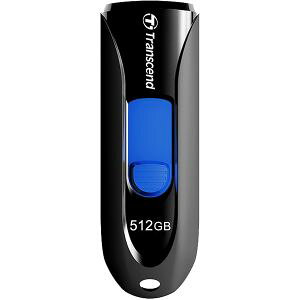 �y�g�����Z���h Transcend�z�g�����Z���h TS512GJF790K 512GB USB3.1 Pen Drive Capless Black