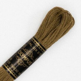 【オリムパス】オリムパス 刺しゅう糸 刺繍糸 25番 6かせ 8mx6本 6束 カラー 845 茶 白黒系